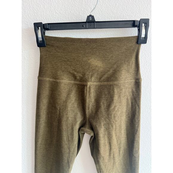 Beyond Yoga Spacedye Caught in The Midi Legging Army Green Heather S - Picture 4 of 7